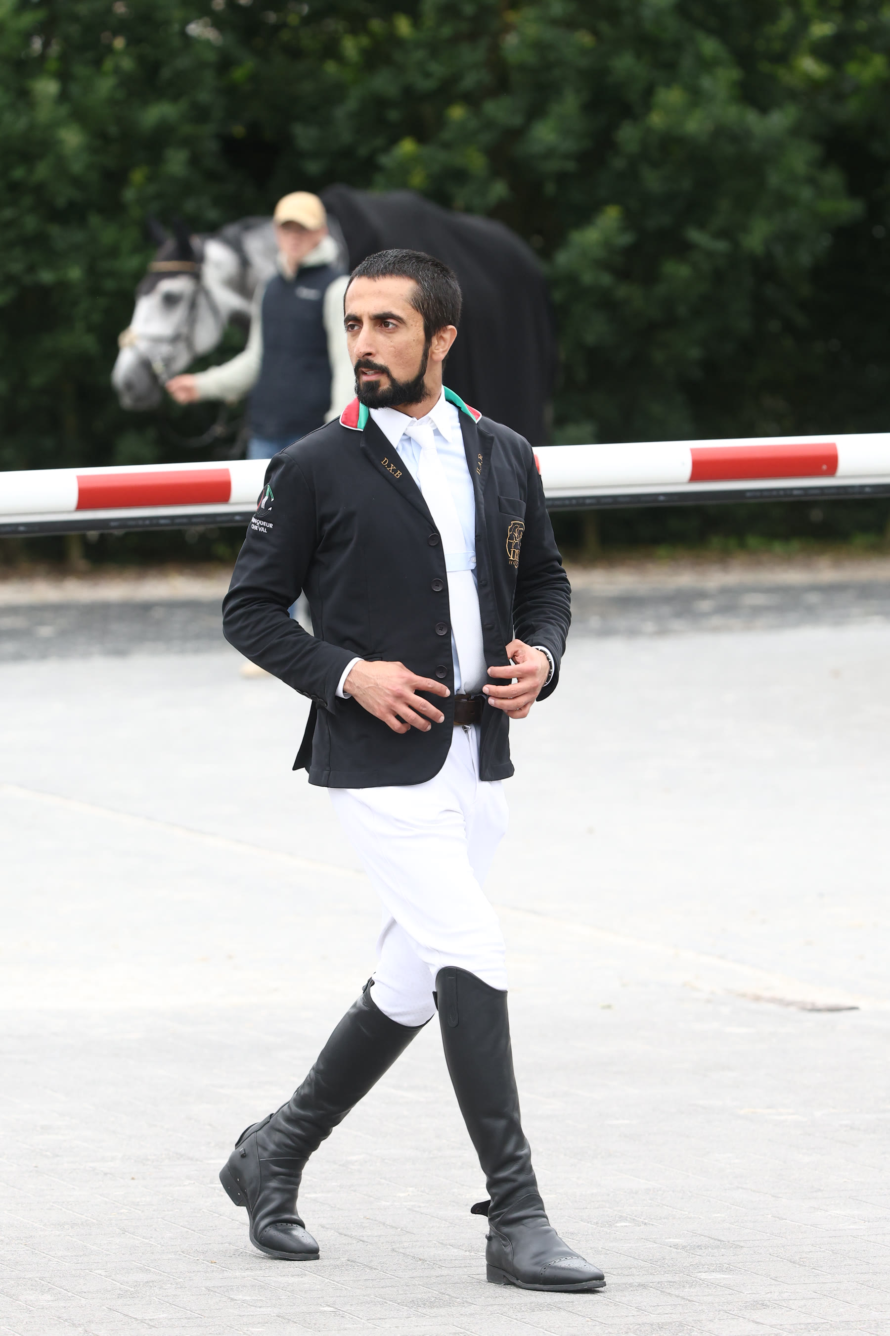 Shk. Rashid bin Ahmed Al Maktoum in competition attire